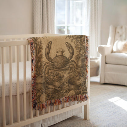 Crab Woven Blanket