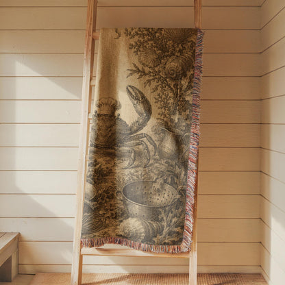 Crab Woven Blanket