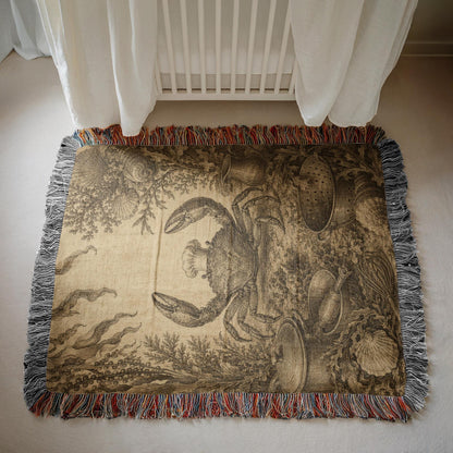 Crab Woven Blanket