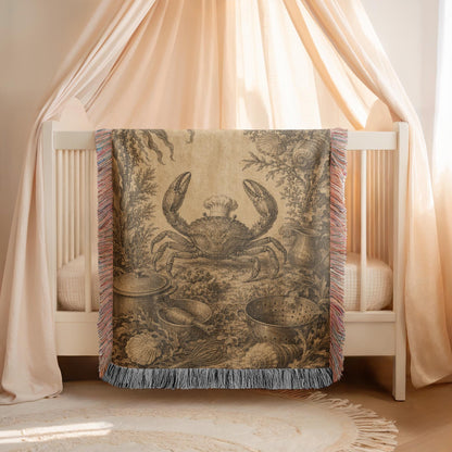 Crab Woven Blanket