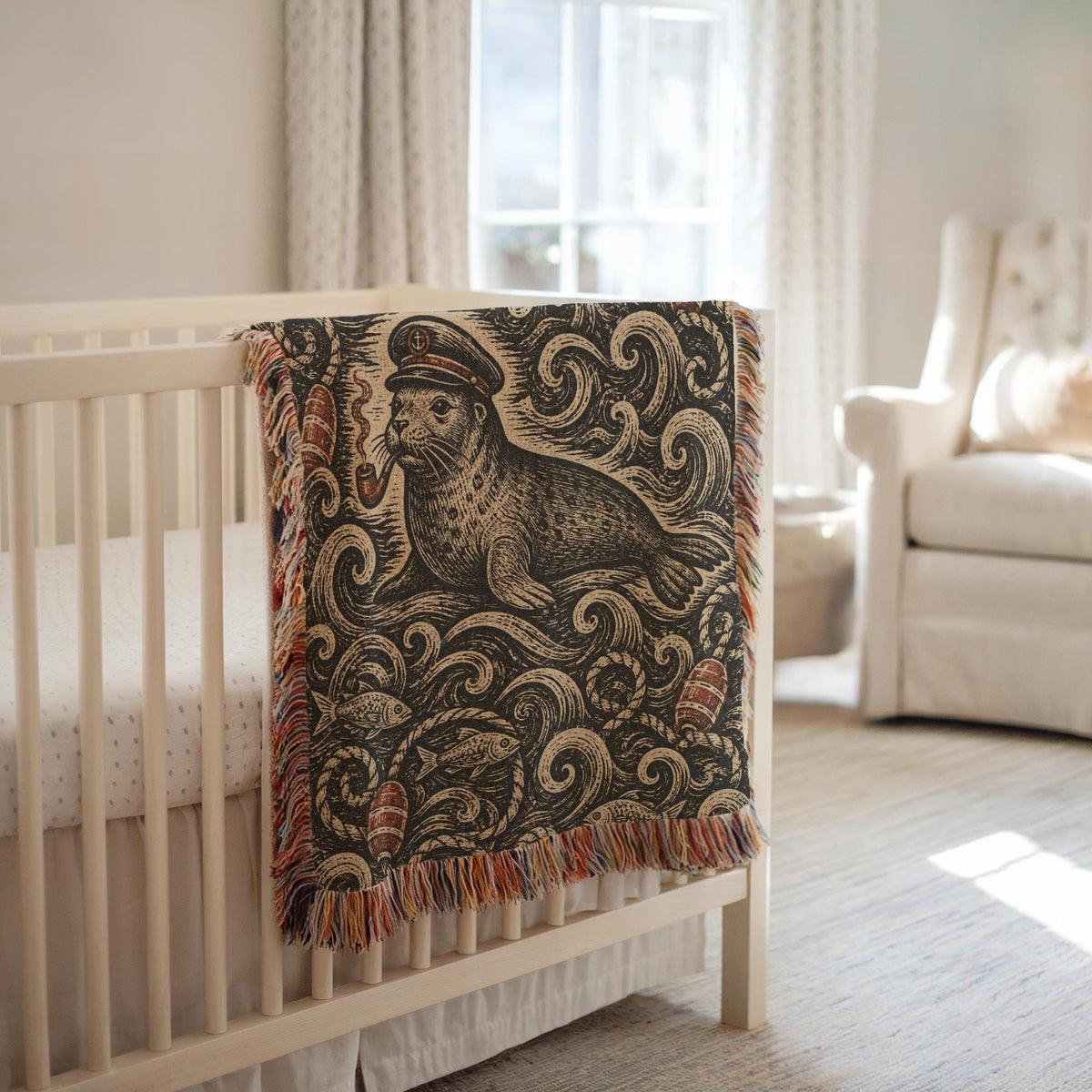 Seal Woven Blanket