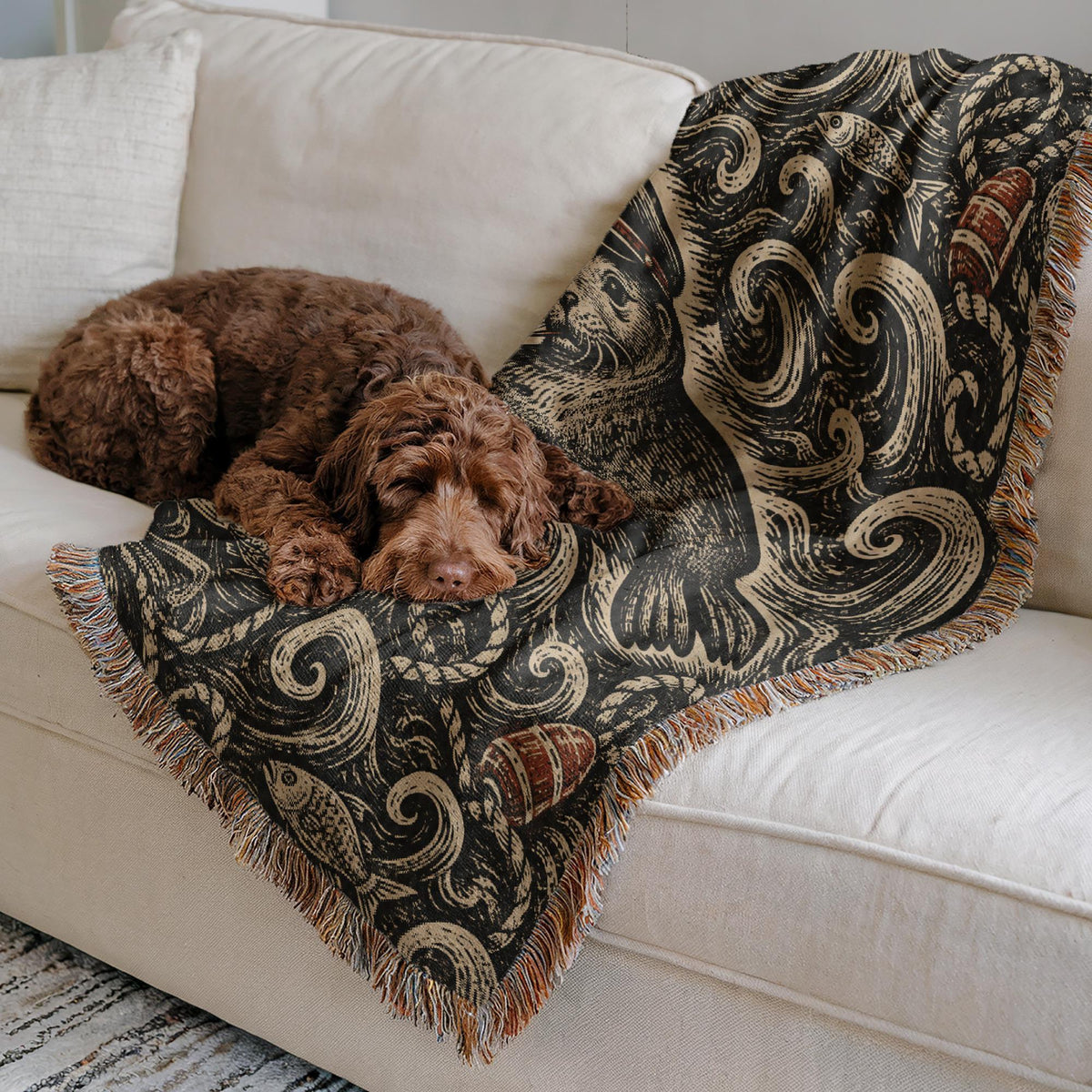Seal Woven Blanket