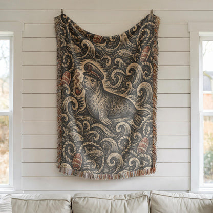Seal Woven Blanket