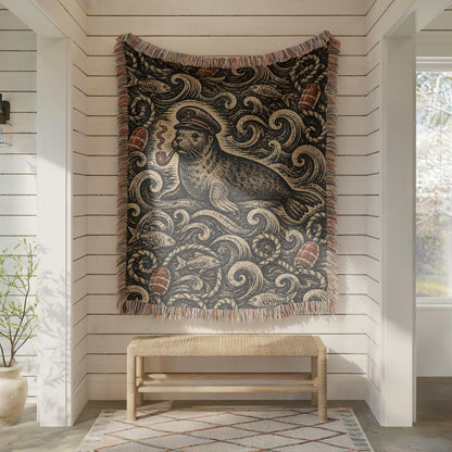 Seal Woven Blanket