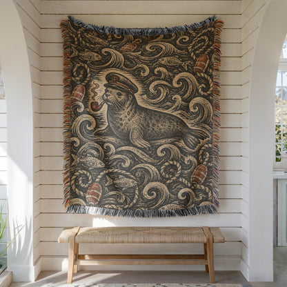 Seal Woven Blanket