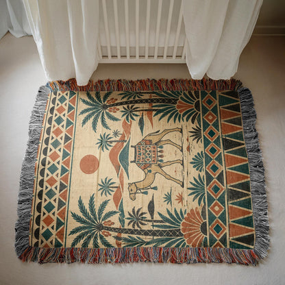 Camel Woven Blanket