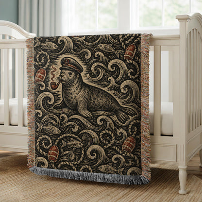Seal Woven Blanket