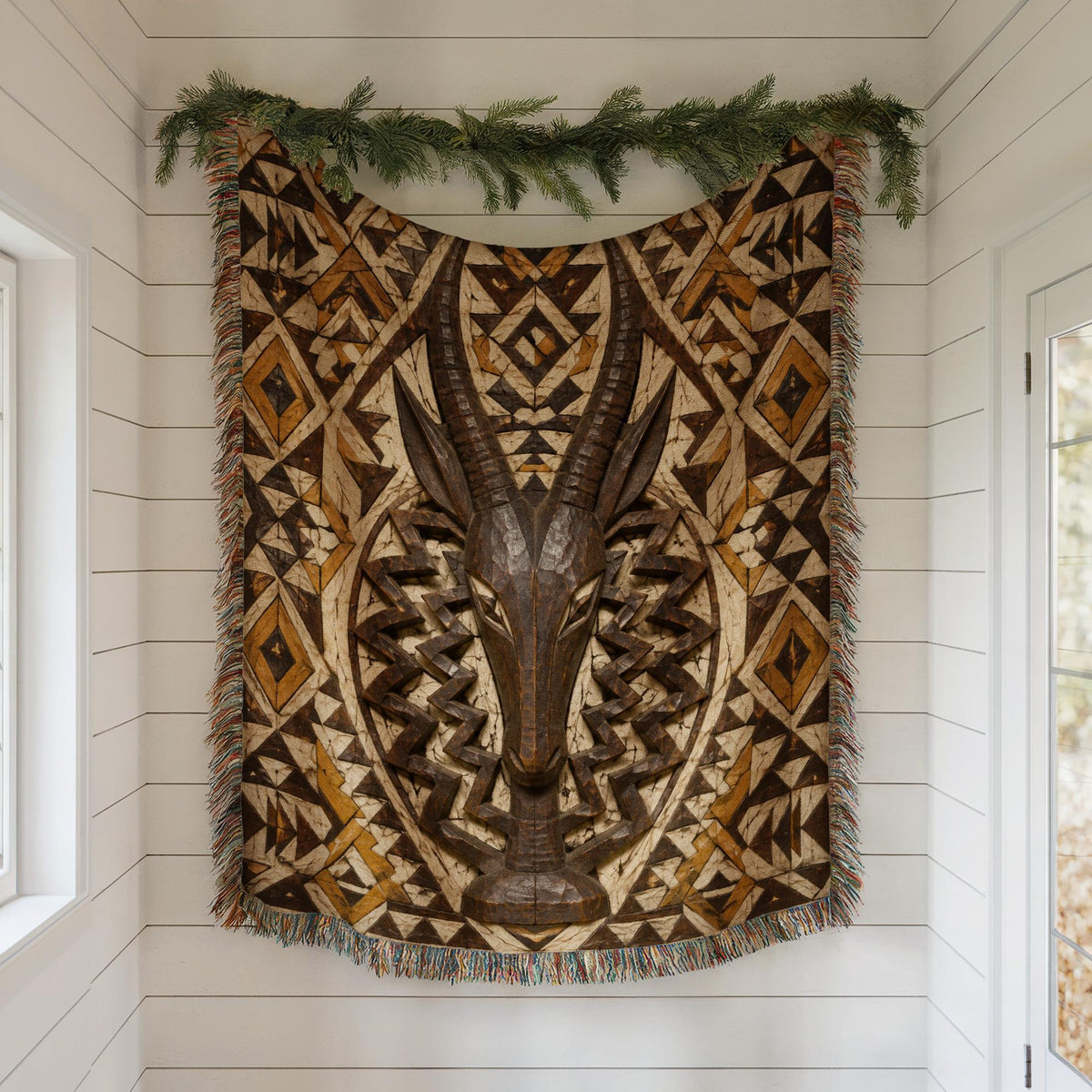 Antelope Woven Blanket