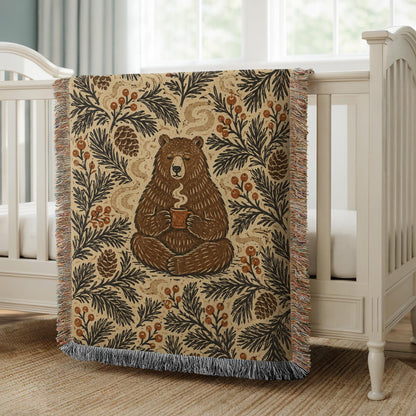 Bear Woven Blanket