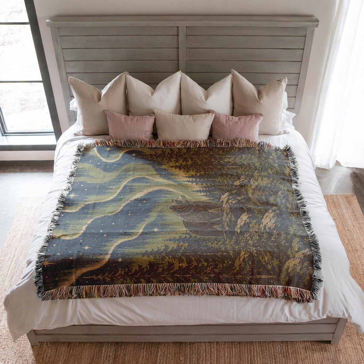 Bear Woven Blanket