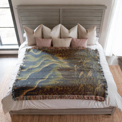 Bear Woven Blanket