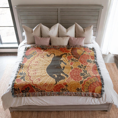 Spanish Bull Woven Blanket