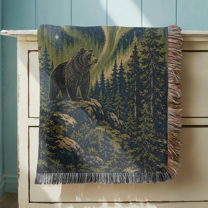 Bear Woven Blanket