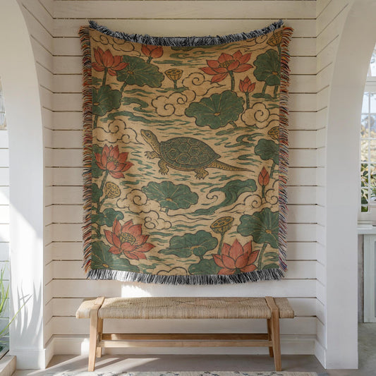 Turtle Woven Blanket