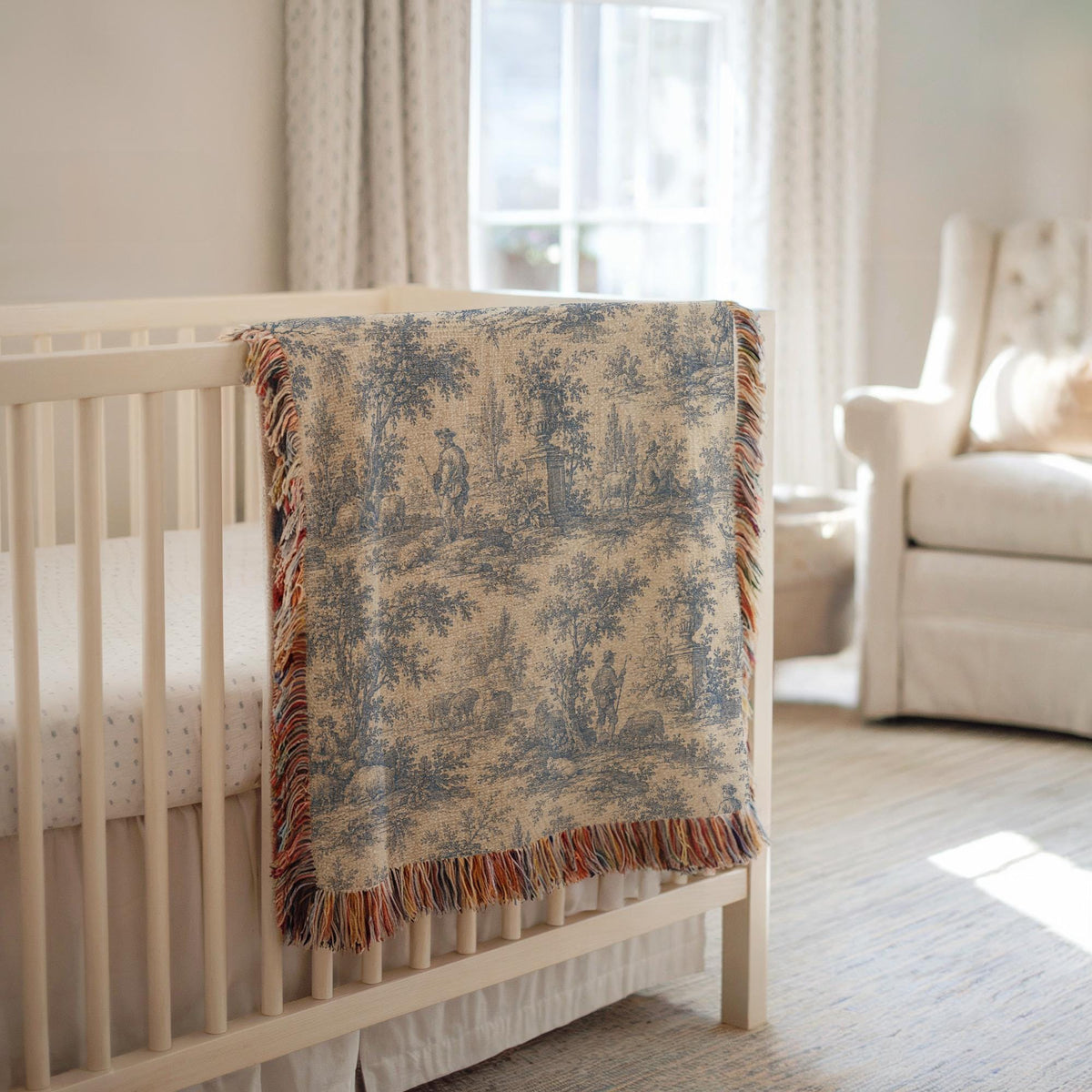 Toile Woven Blanket