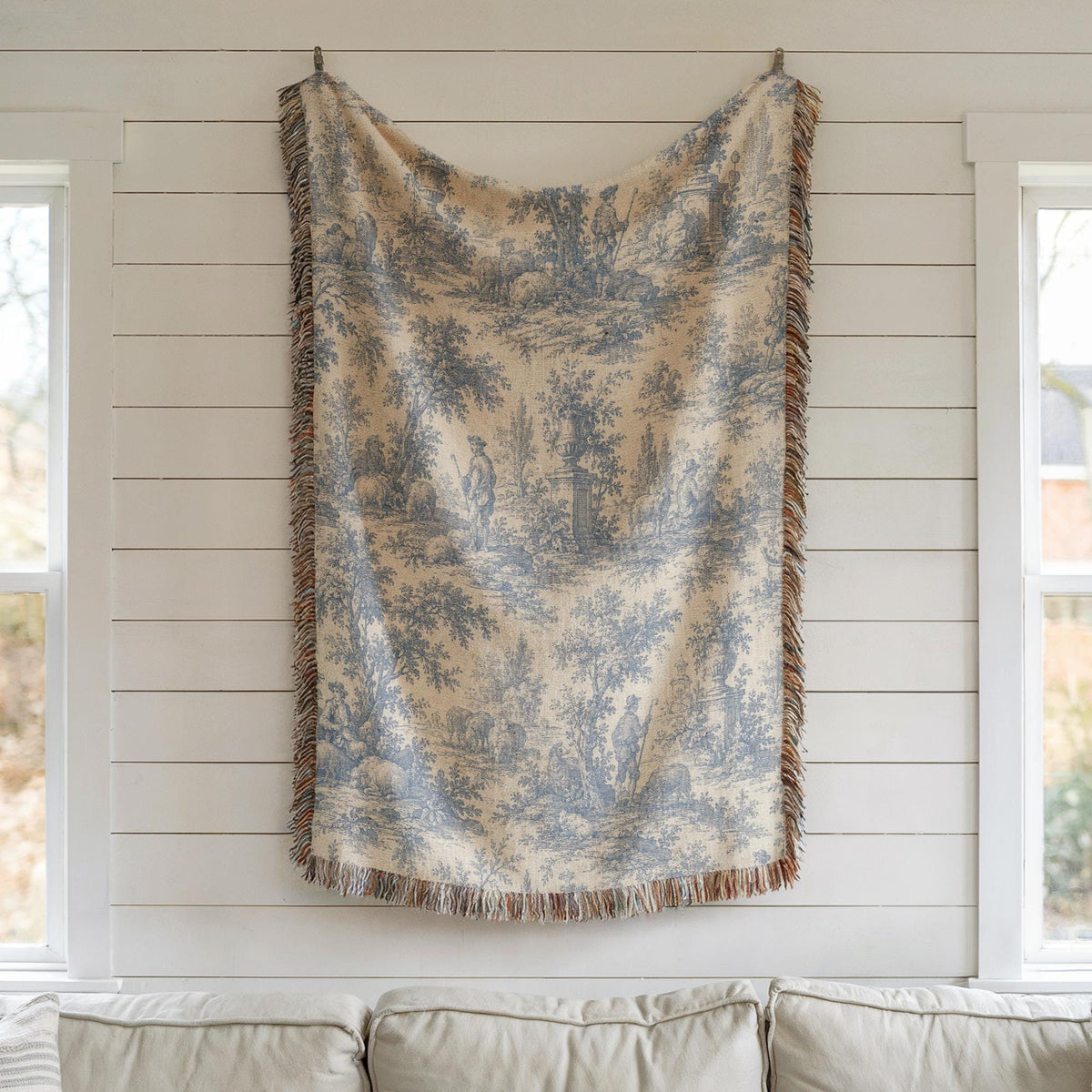 Toile Woven Blanket