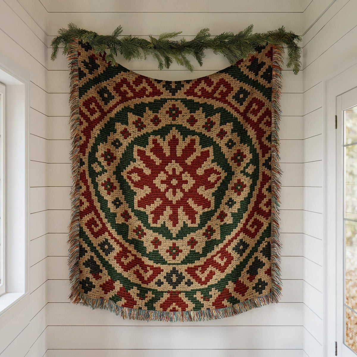 Kilim Woven Blanket
