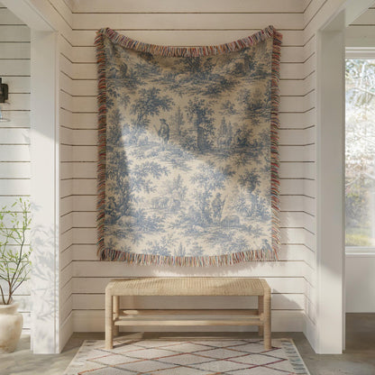 Toile Woven Blanket