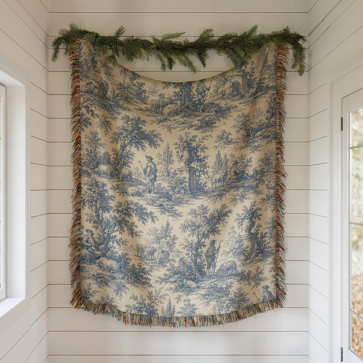 Toile Woven Blanket