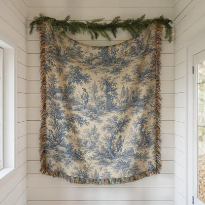 Toile Woven Blanket