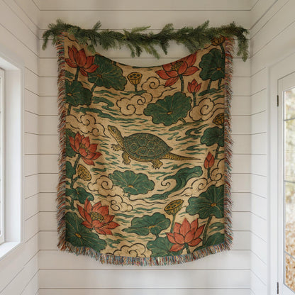 Turtle Woven Blanket