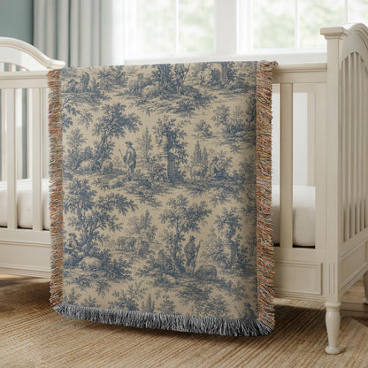 Toile Woven Blanket