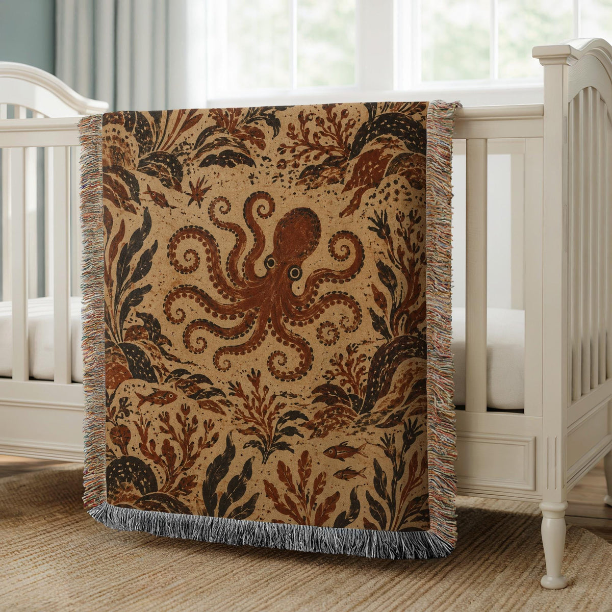 Octopus Woven Blanket
