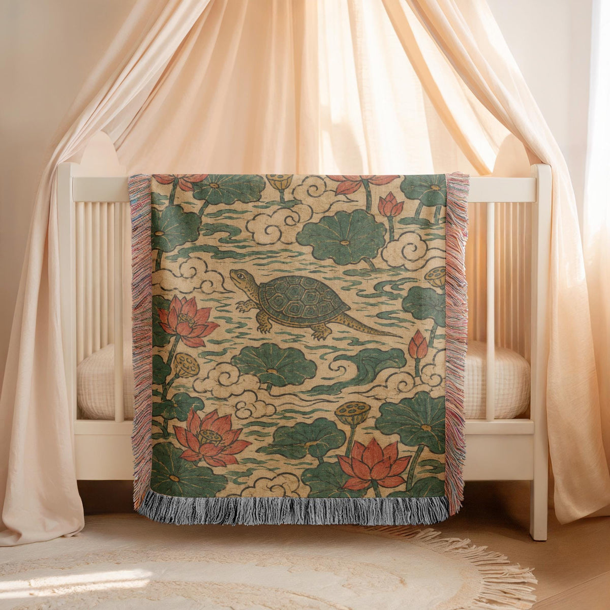 Turtle Woven Blanket