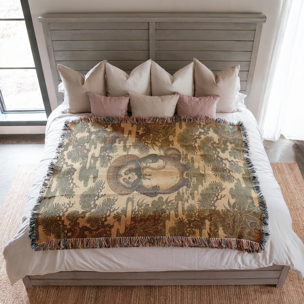 Panda Woven Blanket