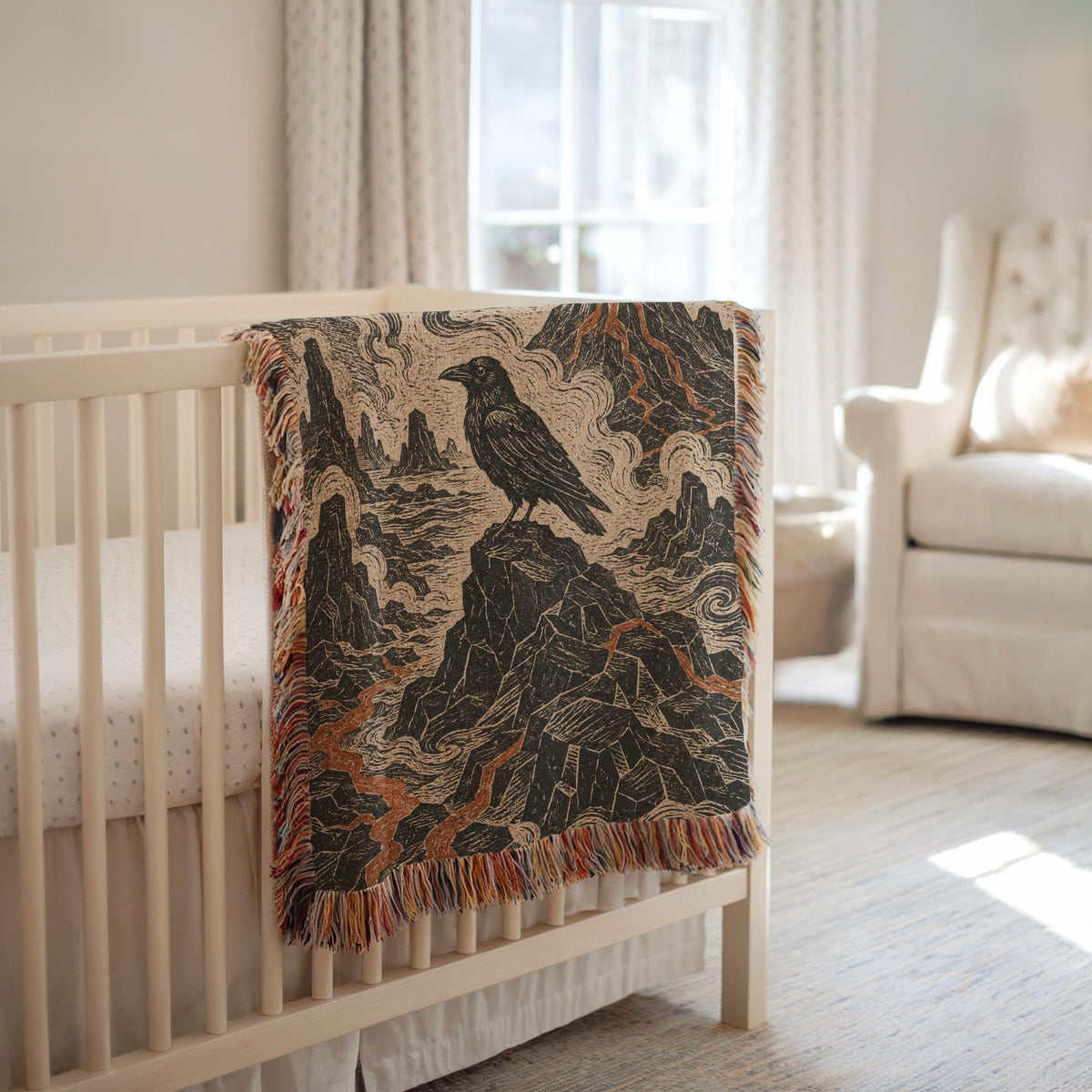 Raven Woven Blanket