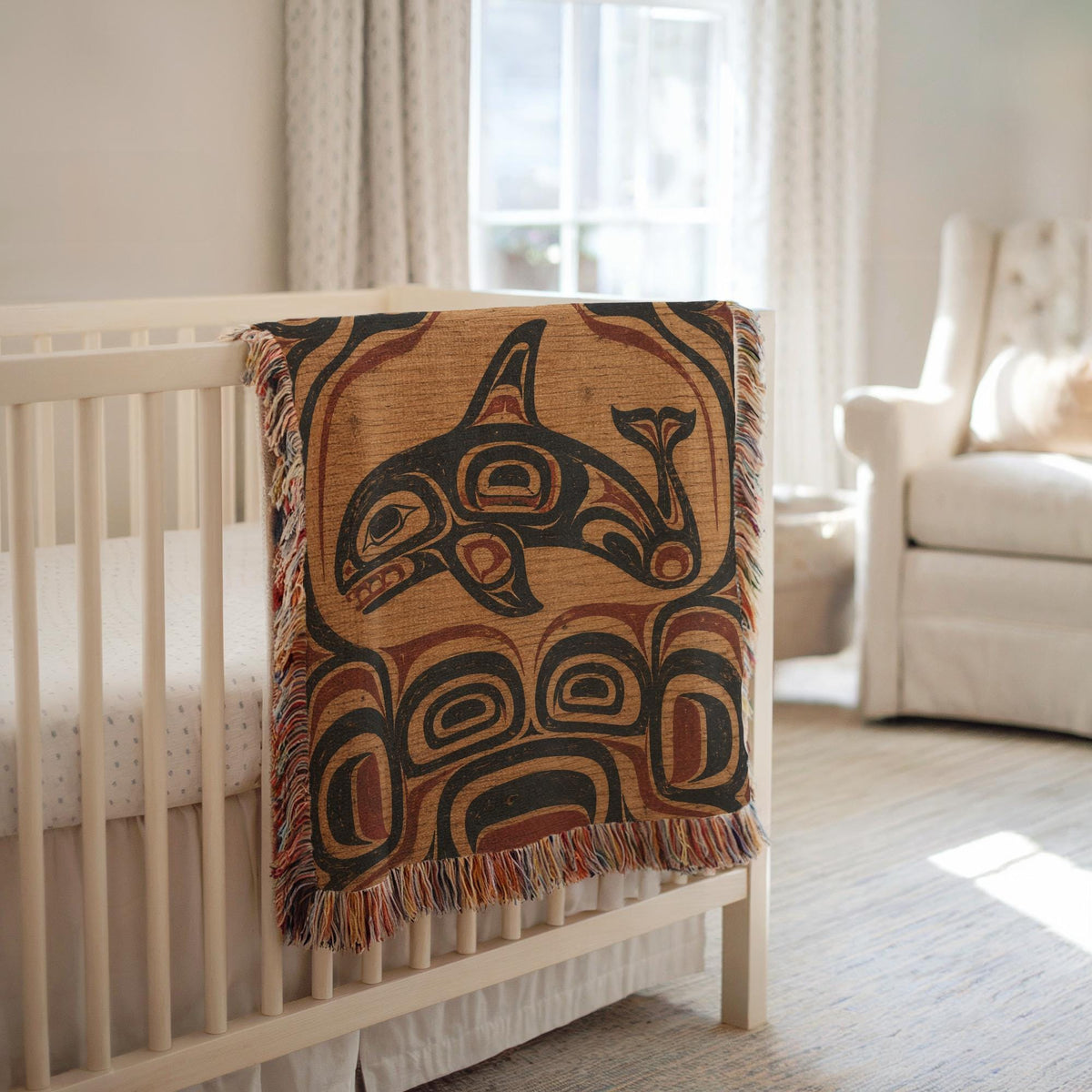 Hummingbird Woven Blanket