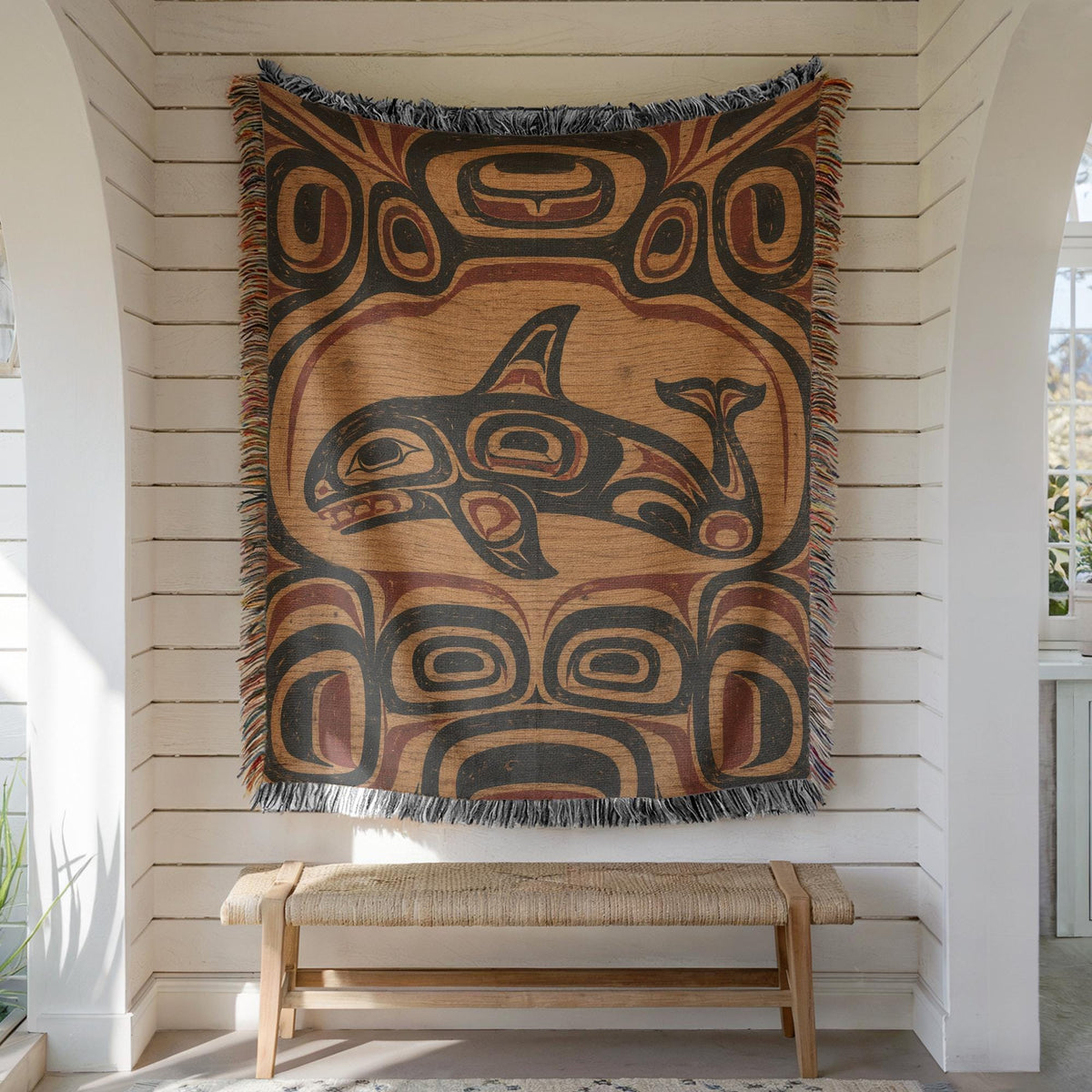 Hummingbird Woven Blanket