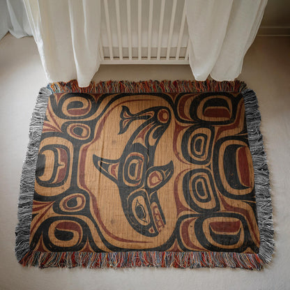 Hummingbird Woven Blanket
