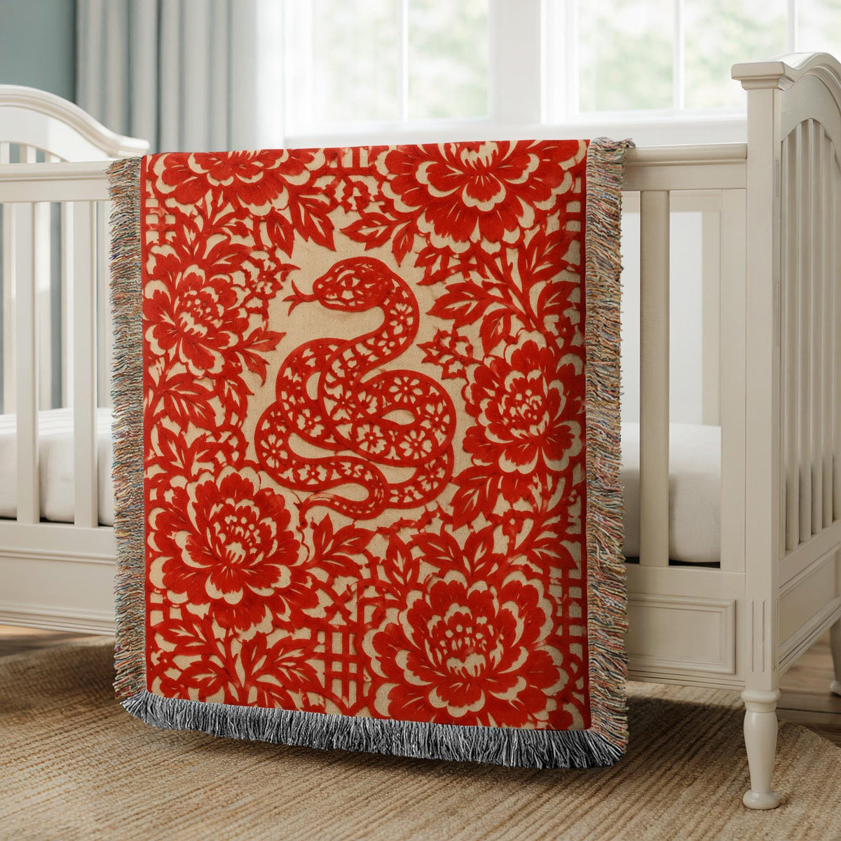 Snake Woven Blanket