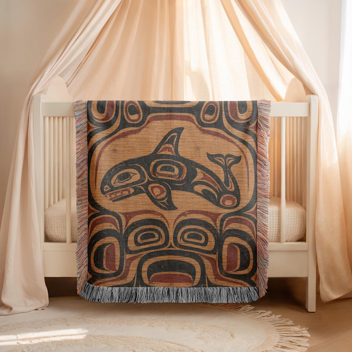 Hummingbird Woven Blanket