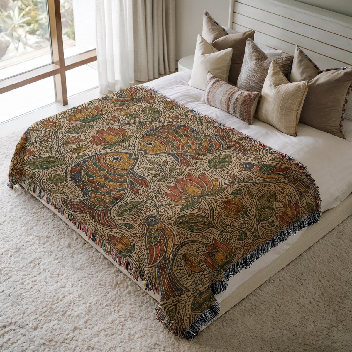 Butterfly Woven Blanket
