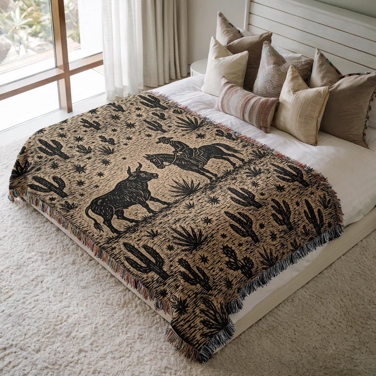 Cowboy Woven Blanket