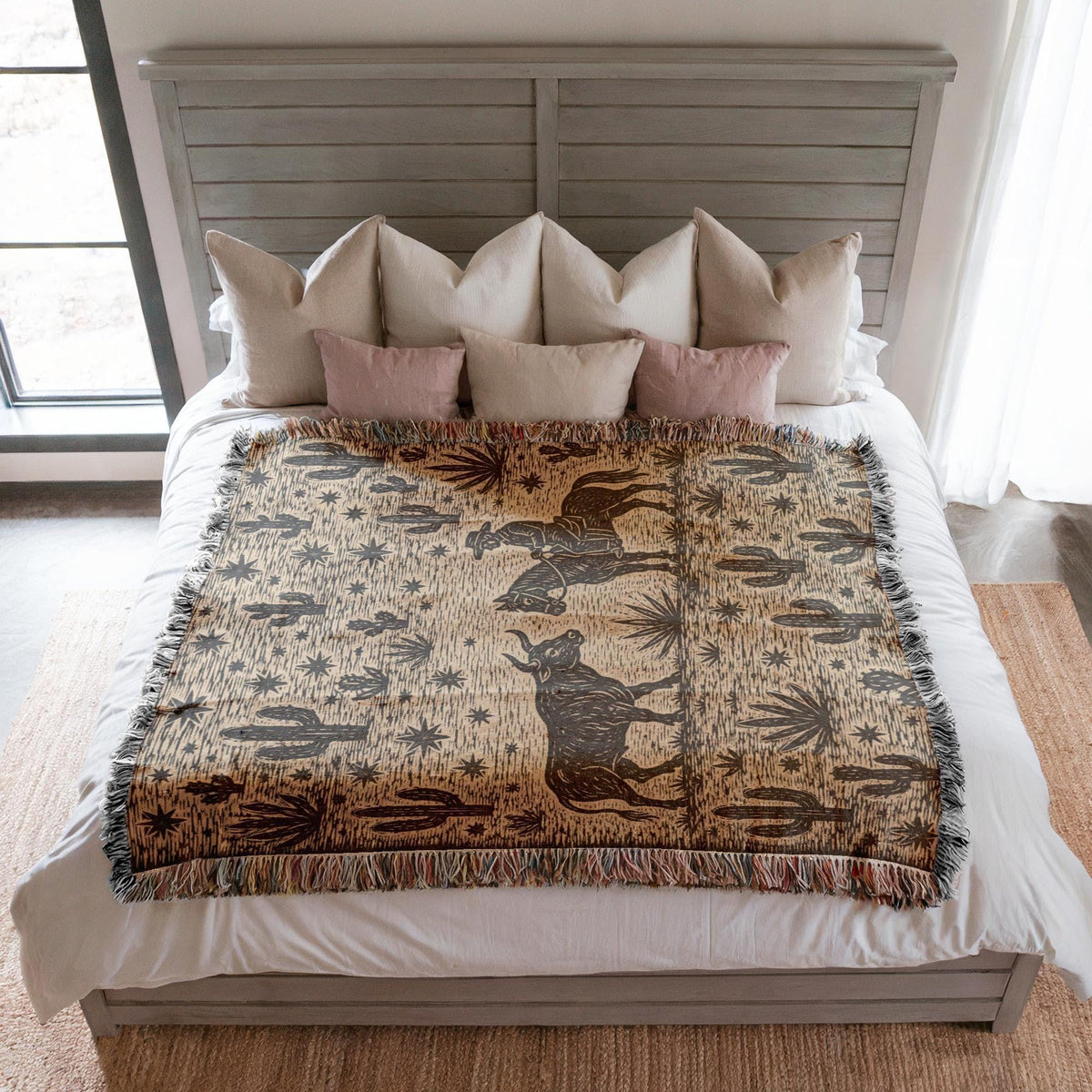 Cowboy Woven Blanket