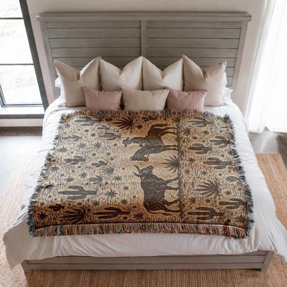 Cowboy Woven Blanket
