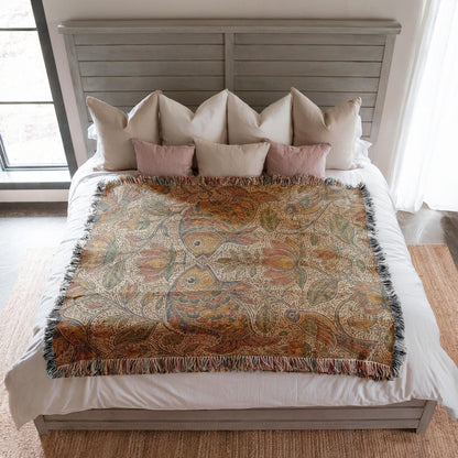 Butterfly Woven Blanket