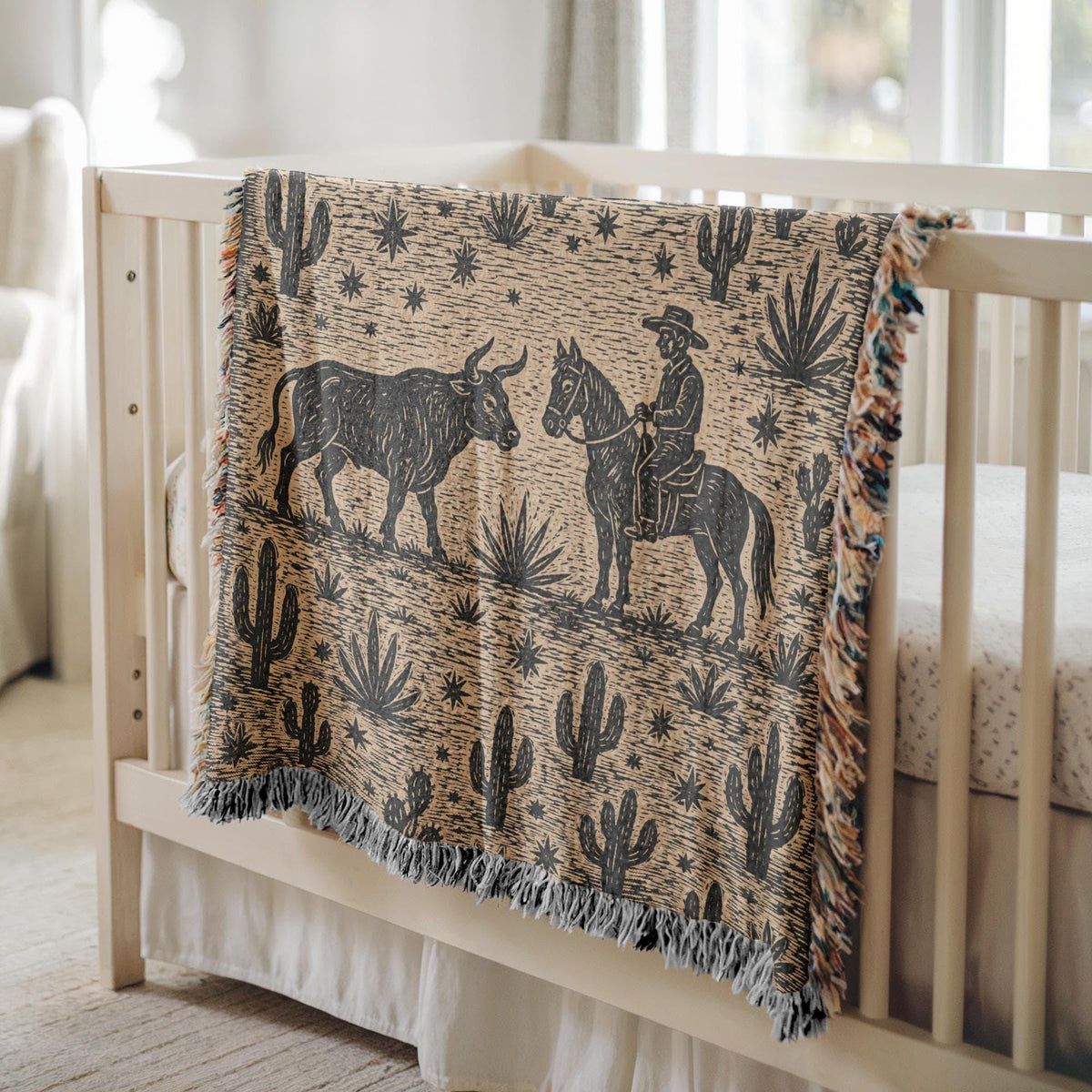 Cowboy Woven Blanket