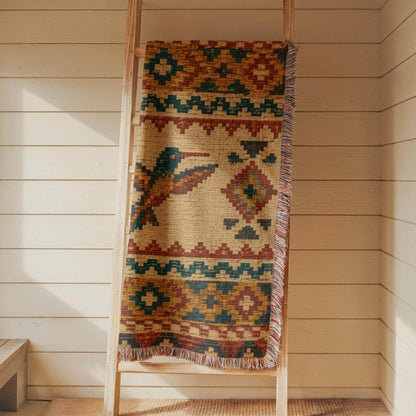 Hummingbird Woven Blanket