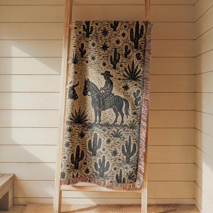 Cowboy Woven Blanket