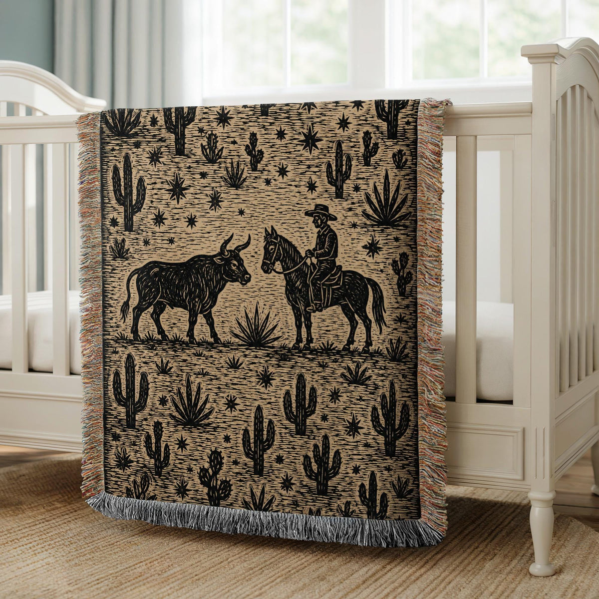 Cowboy Woven Blanket