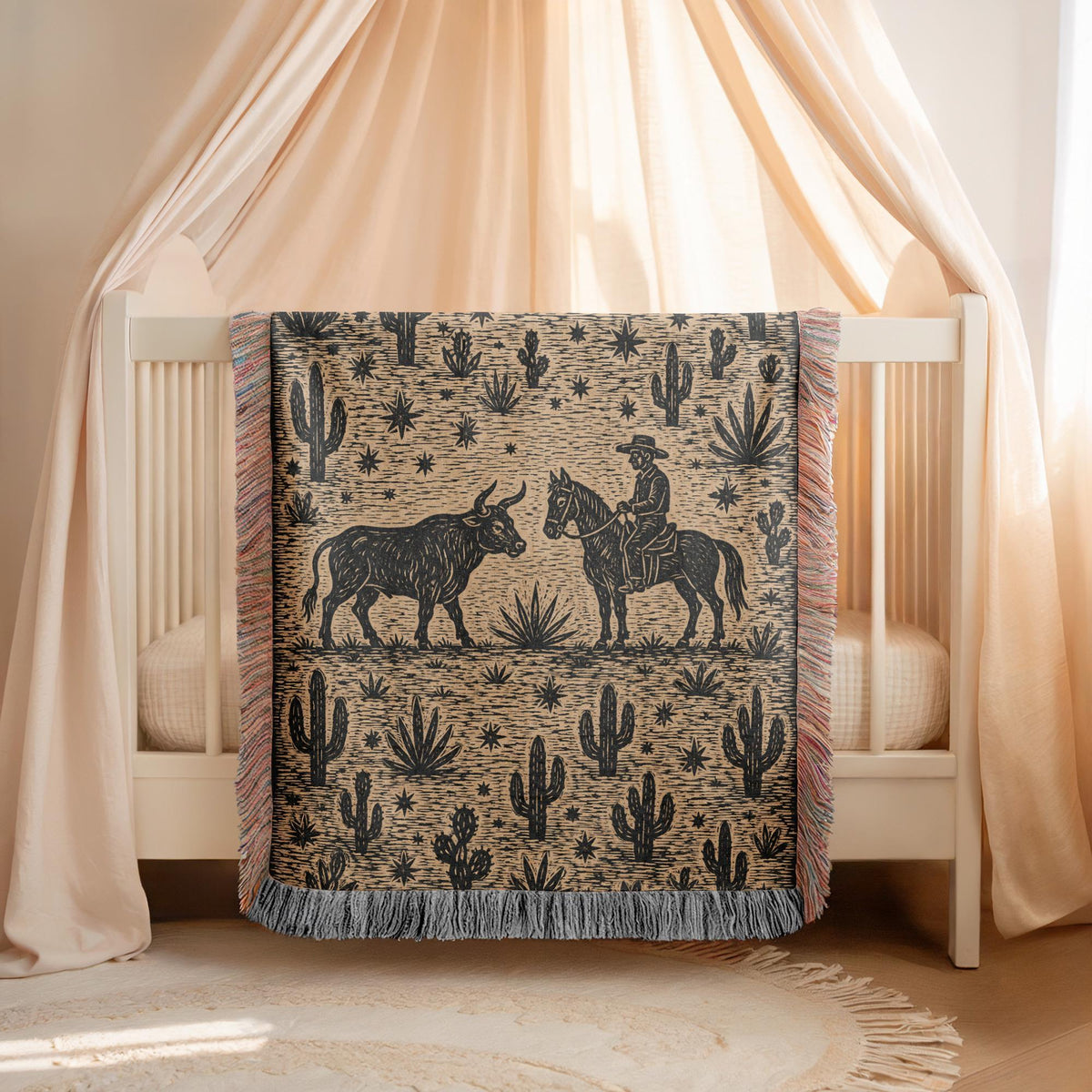 Cowboy Woven Blanket