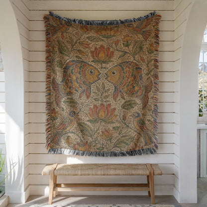 Butterfly Woven Blanket