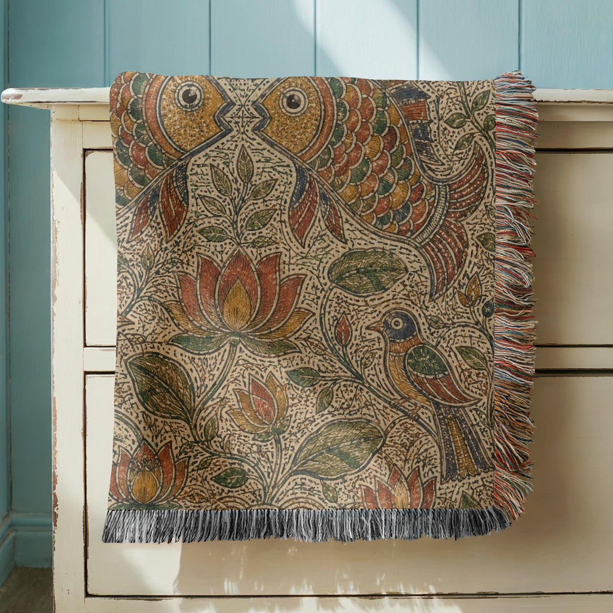 Butterfly Woven Blanket