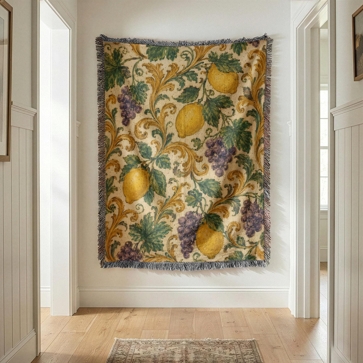 Lemon Woven Blanket