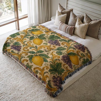 Lemon Woven Blanket