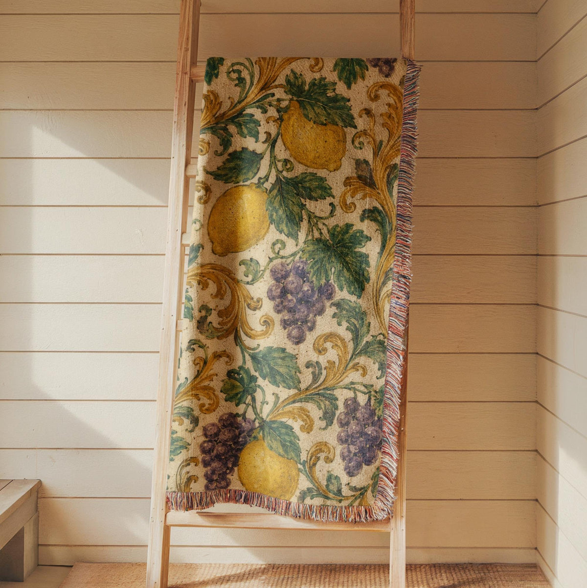 Lemon Woven Blanket